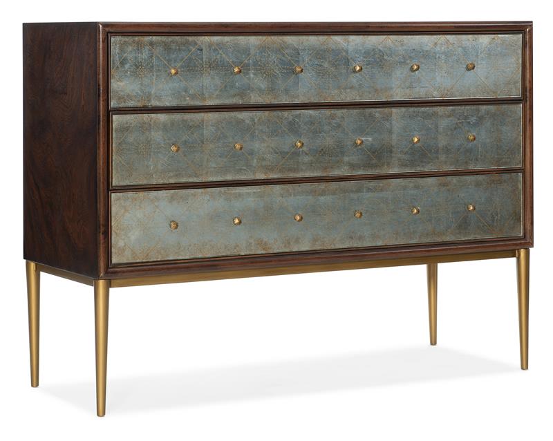 Melange Estrella Three Drawer Chest - 628-85635-647