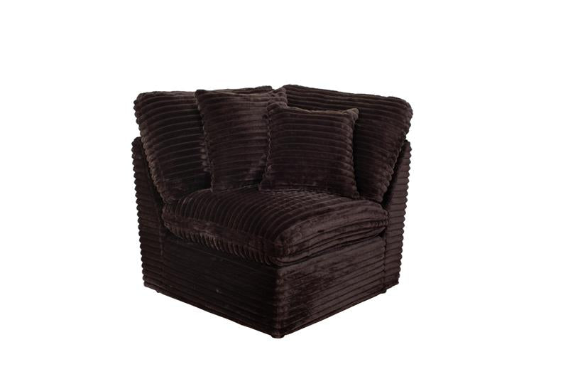 Collins Modular Corner Chair Chocolate Brown - 610350CRN