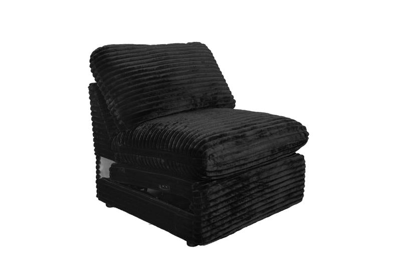 Collins Modular Power Armless Recliner Black - 610360ARP
