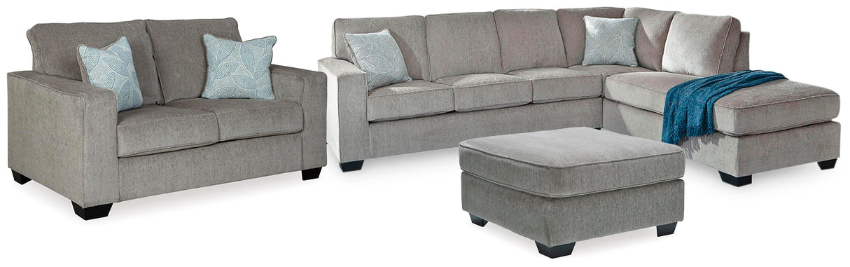 Altari 2-Piece Sleeper Sectional, Loveseat and Ottoman - 87214U6