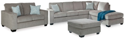 Altari 2-Piece Sleeper Sectional, Loveseat and Ottoman - 87214U6
