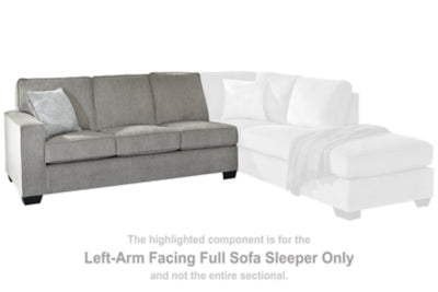 Altari Left-Arm Facing Full Sofa Sleeper - 8721410