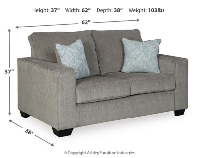 Altari 2-Piece Sectional with Chaise, Loveseat and Ottoman - 87214U5