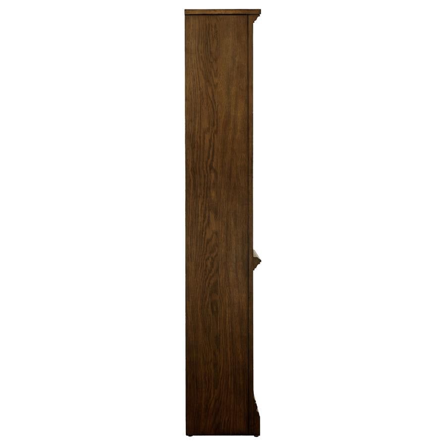 Hartshill 78-inch 5-shelf Bookcase Burnished Oak - 881285