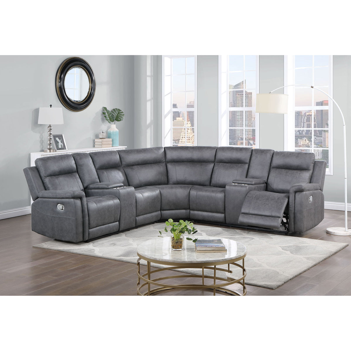 Eco - Sectional - Gray