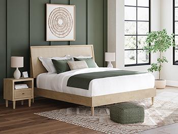 Cielden King Panel Footboard with Rails - B1199-156