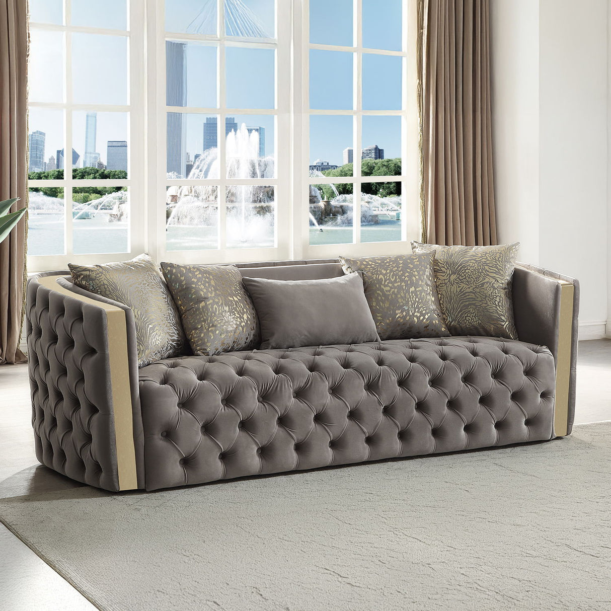 Naomi - Button Tufted Sofa