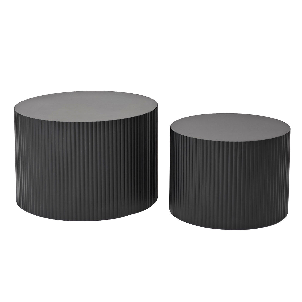Wave Stripe Nesting Coffee Table (Set of 2)