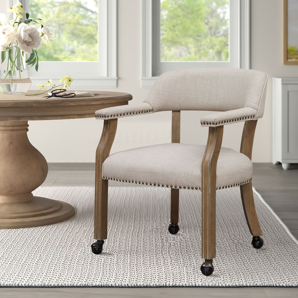 Monroe - Dining And Game Chair - Beige