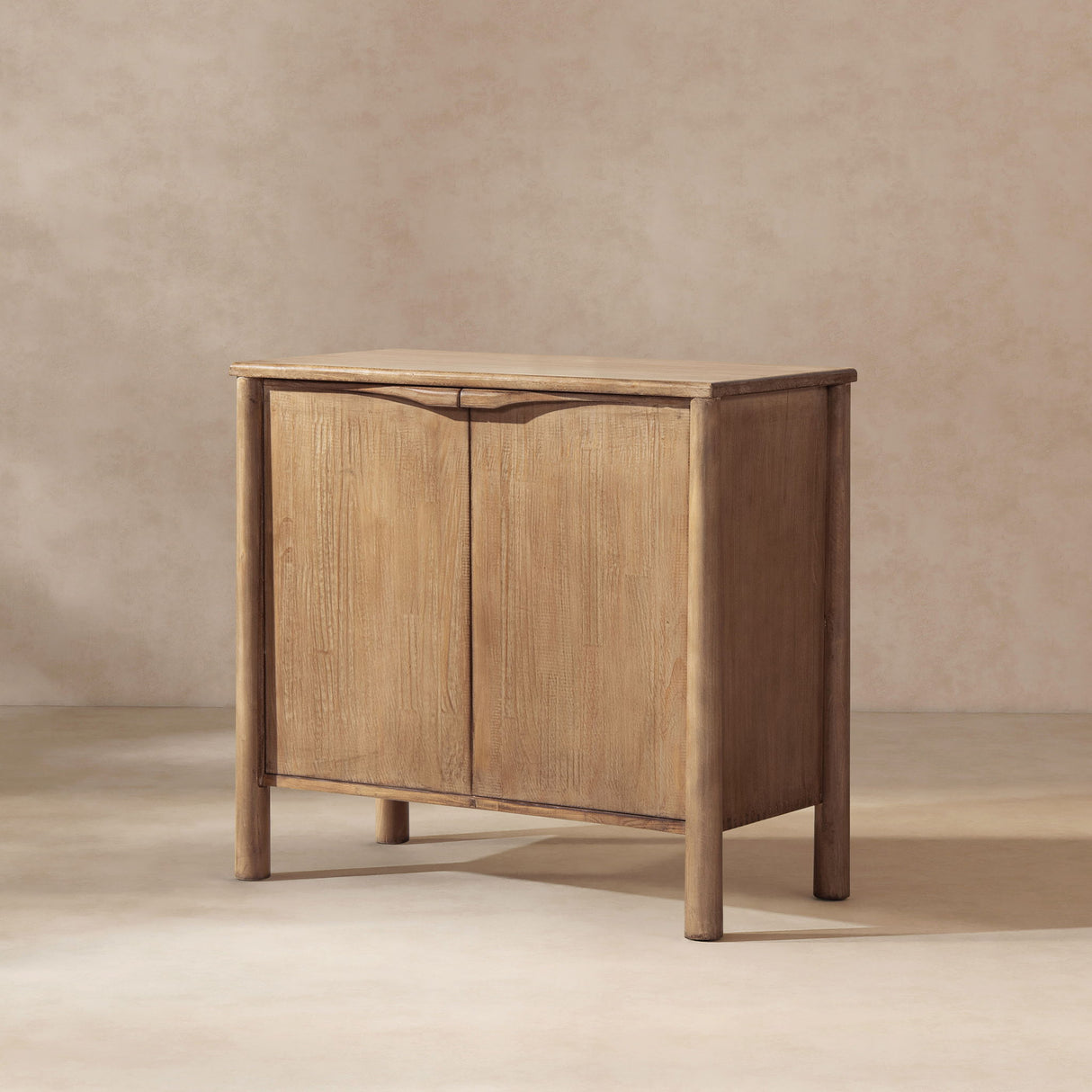 Nolan - 2 Door Accent Cabinet - Antique Brown