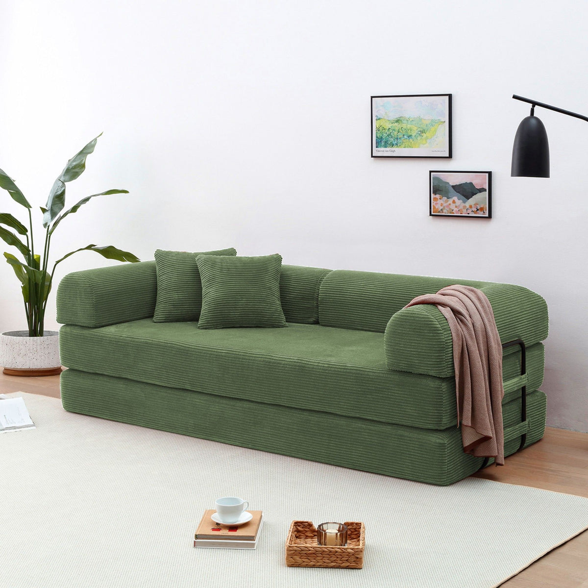 Convertible Foldable Floor Sofa Bed For Living Room