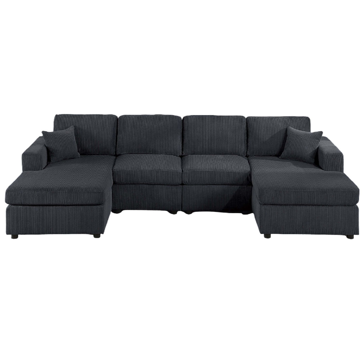 Modern Design Sectional Set With Right And Left Arm Chaise