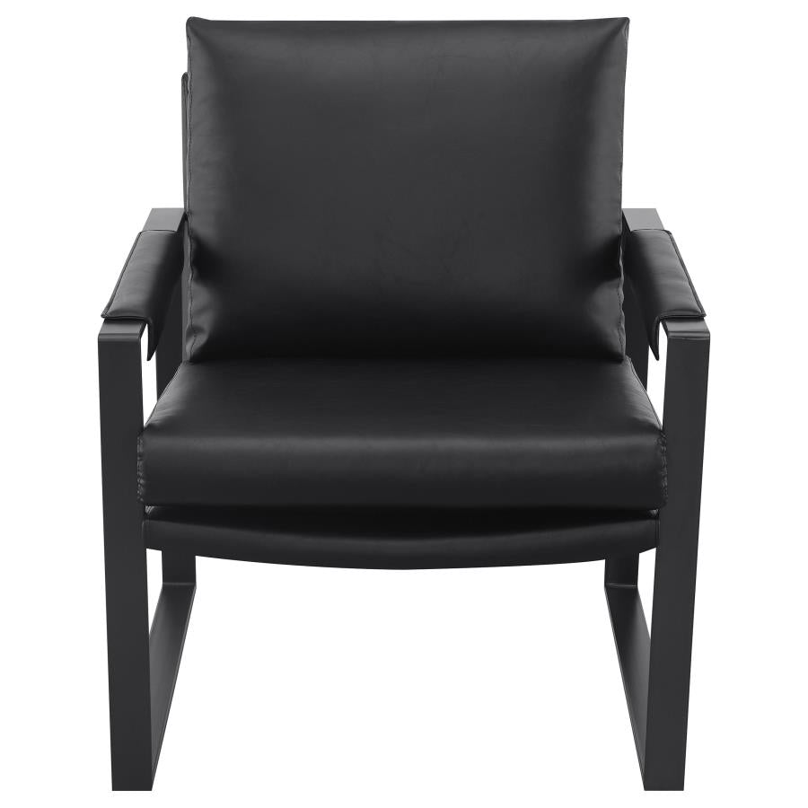 Rosalind Upholstered Track Arm Accent Chair Black - 903021