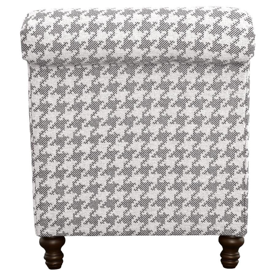 Glenn Upholstered English Arm Accent Chair Grey - 903096