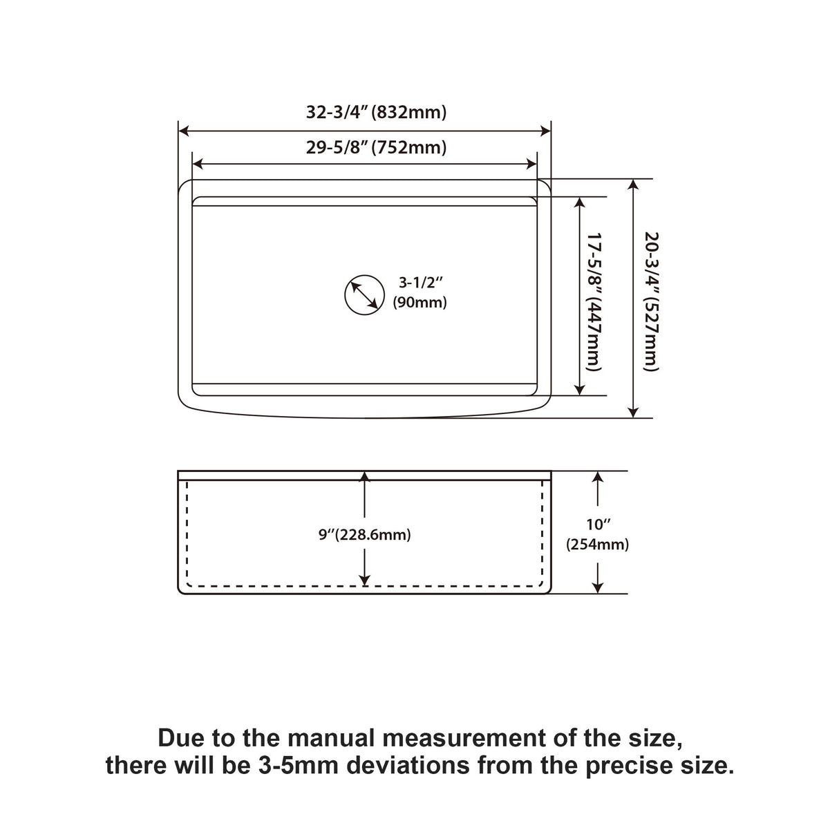 Kitchen Sink Workstation With Deep Bowl And Space-Saving Track Design - White