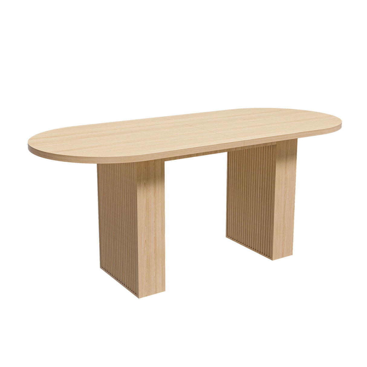 Modern Farmhouse Oval Dining Table With Slim Base