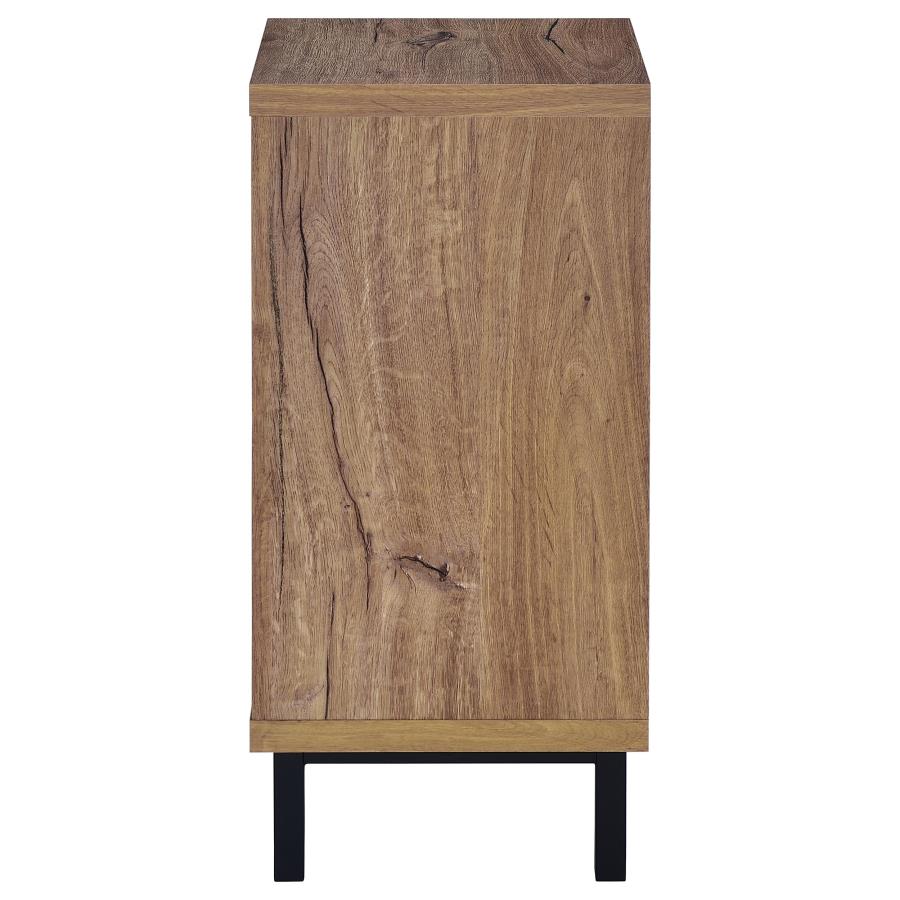 Teller 1-door Entryway Shoe Storage Bench Natural Oak - 910311