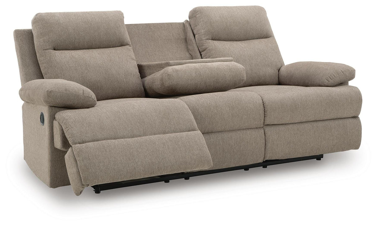 Side-Swipe Reclining Sofa with Drop Down Table - PC9140589