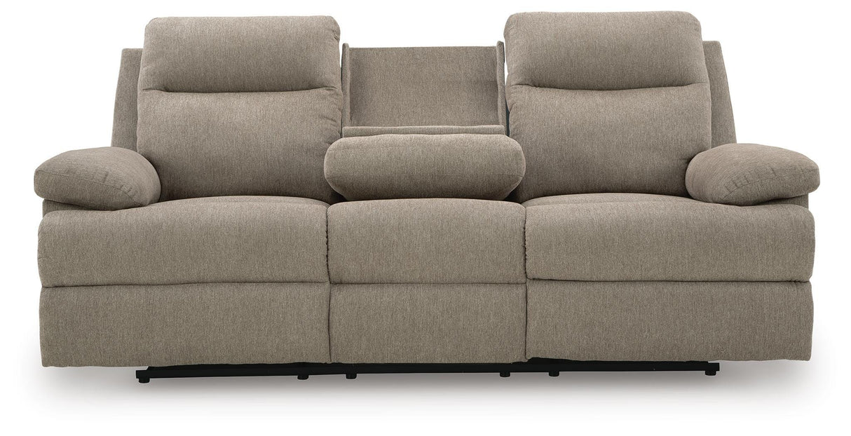 Side-Swipe Reclining Sofa with Drop Down Table - PC9140589