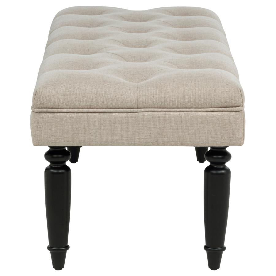 Marsha 52-inch Upholstered Entryway Accent Bench Latte - 915160