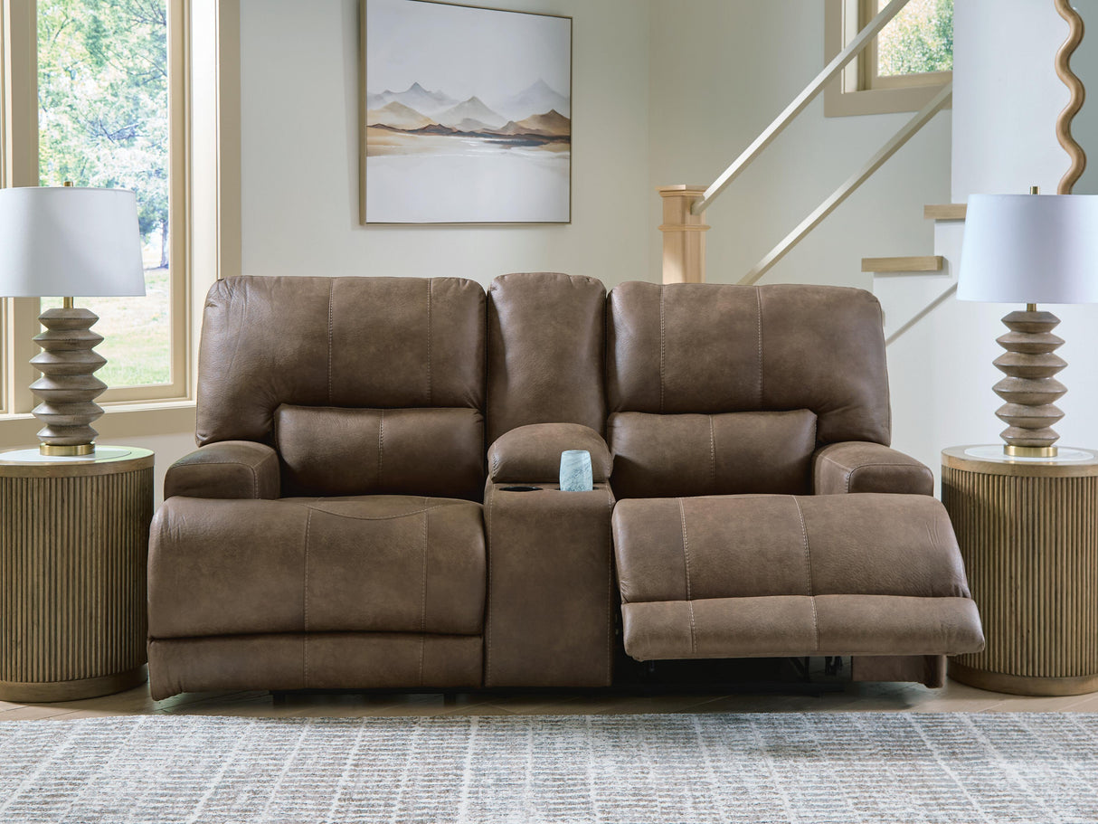 Beckley Place Power Reclining Loveseat with Console - PC9180218