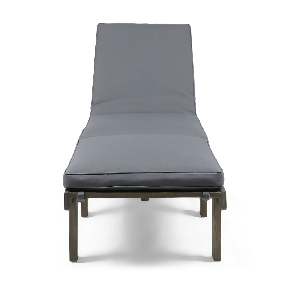 Ariana - Wood Chaise Lounge With Cushion