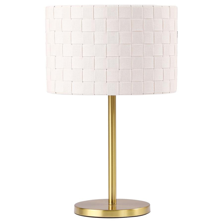 Ramiro 66-inch Drum Shade Metal Bedside Table Lamp Gold - 920304