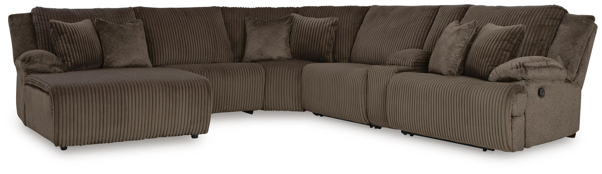Top Tier 6-Piece Reclining Sectional with Chaise - 92705S2
