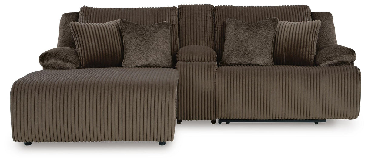 Top Tier 3-Piece Reclining Sectional Sofa with Chaise - 92705S5