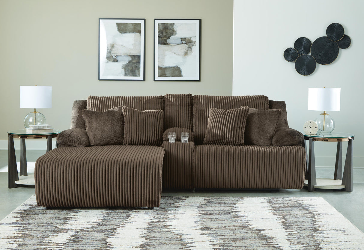 Top Tier 3-Piece Reclining Sectional Sofa with Chaise - 92705S5