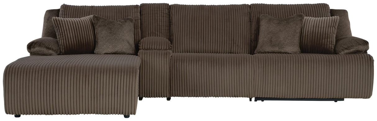 Top Tier 4-Piece Reclining Sectional with Chaise - 92705S14