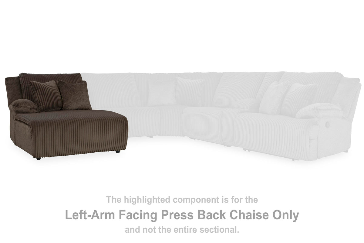 Top Tier Left-Arm Facing Press Back Chaise - 9270505