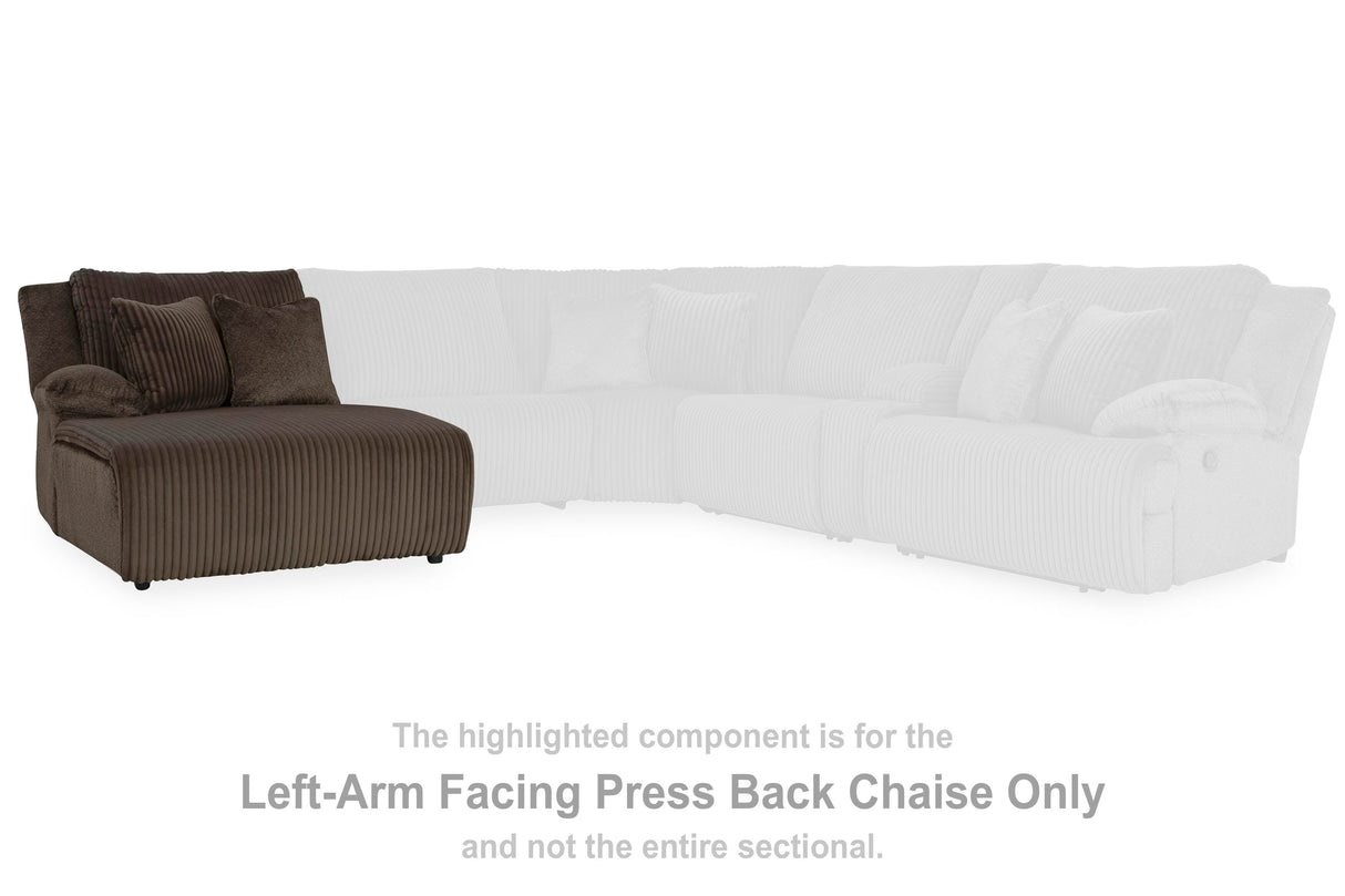 Top Tier Left-Arm Facing Press Back Chaise - 9270505
