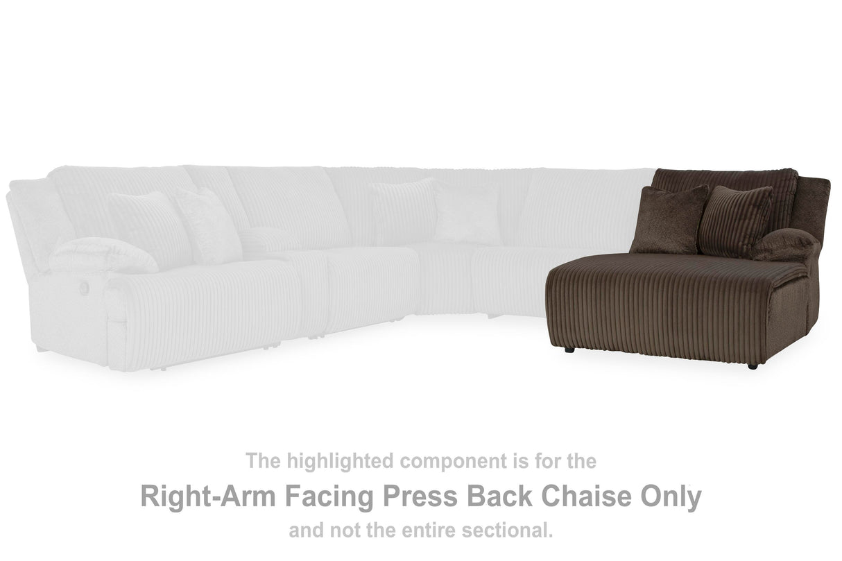 Top Tier Right-Arm Facing Press Back Chaise - 9270507