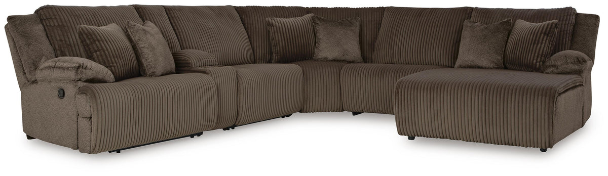 Top Tier 6-Piece Reclining Sectional with Chaise - 92705S1