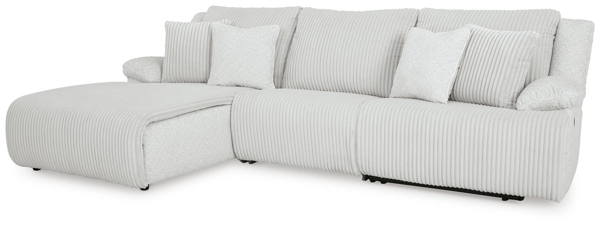 Top Tier 3-Piece Reclining Sectional Sofa Chaise - 92706S7