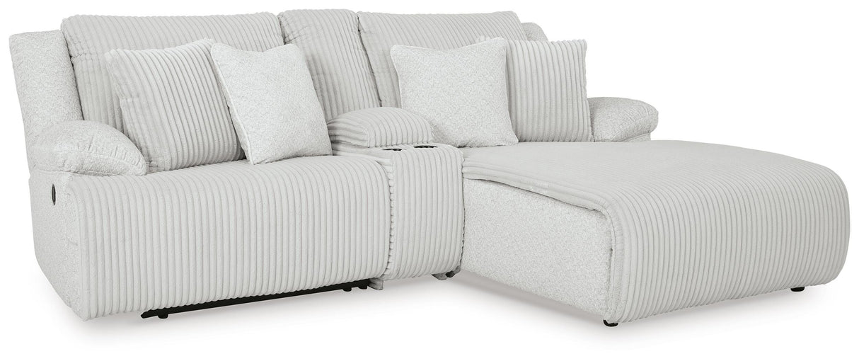 Top Tier 3-Piece Reclining Sectional Sofa with Chaise - 92706S4