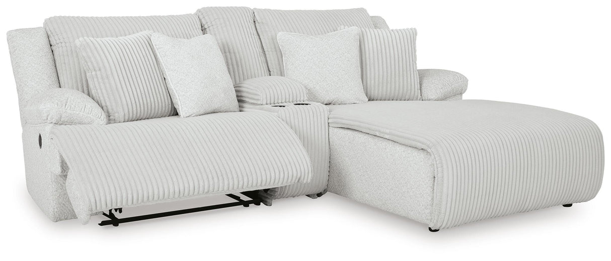 Top Tier 3-Piece Reclining Sectional Sofa with Chaise - 92706S4