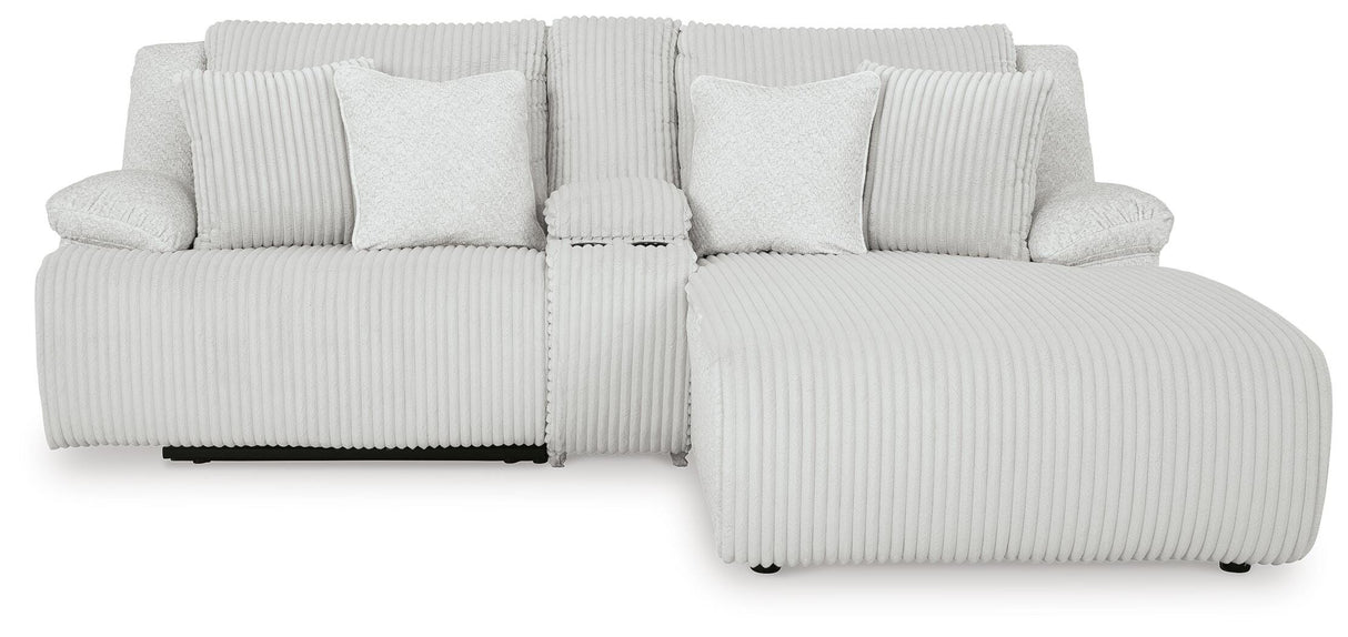 Top Tier 3-Piece Reclining Sectional Sofa with Chaise - 92706S4
