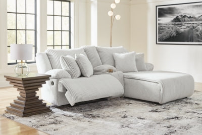 Top Tier 3-Piece Reclining Sectional Sofa with Chaise - 92706S4