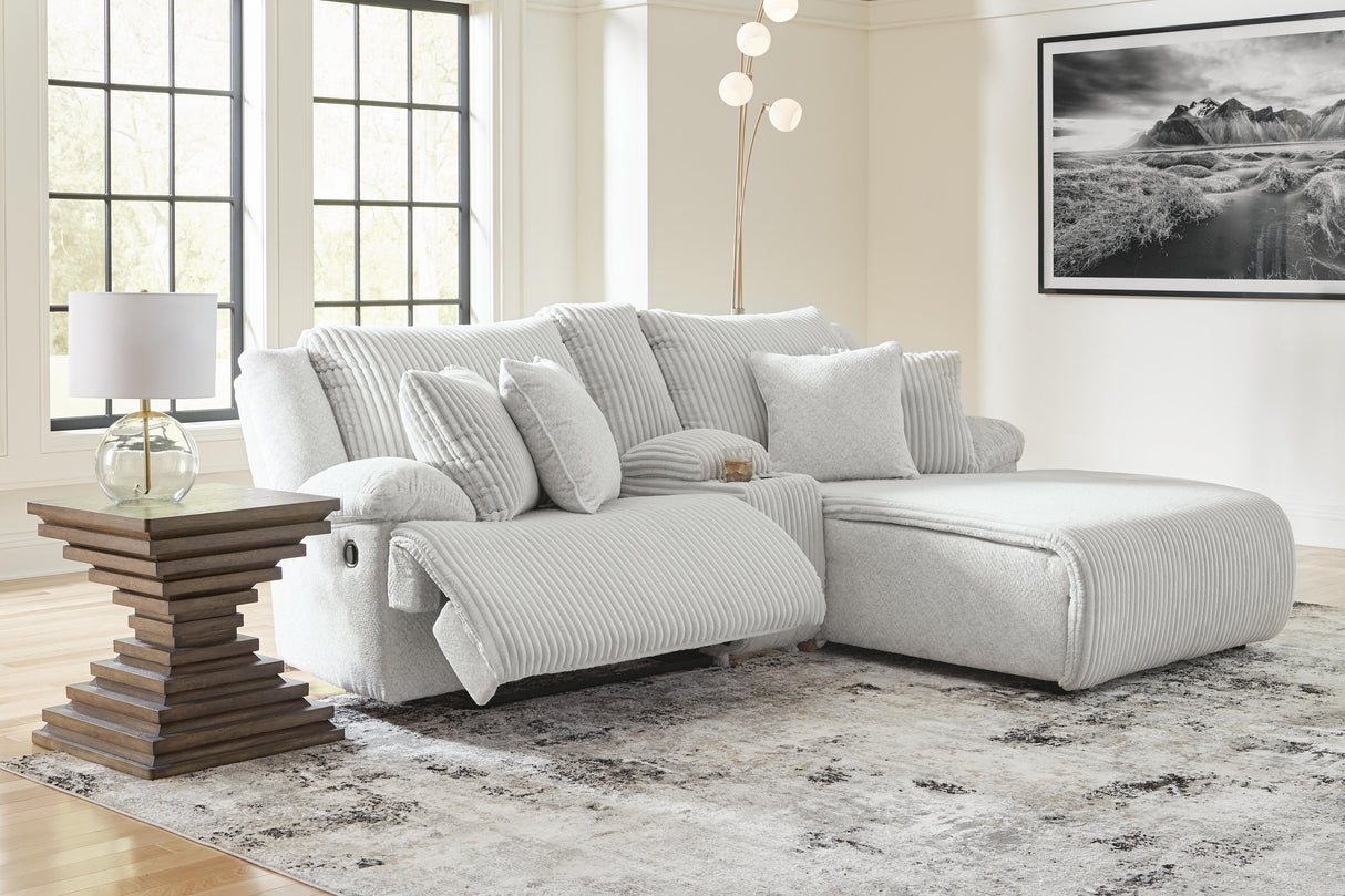 Top Tier 3-Piece Reclining Sectional Sofa with Chaise - 92706S4
