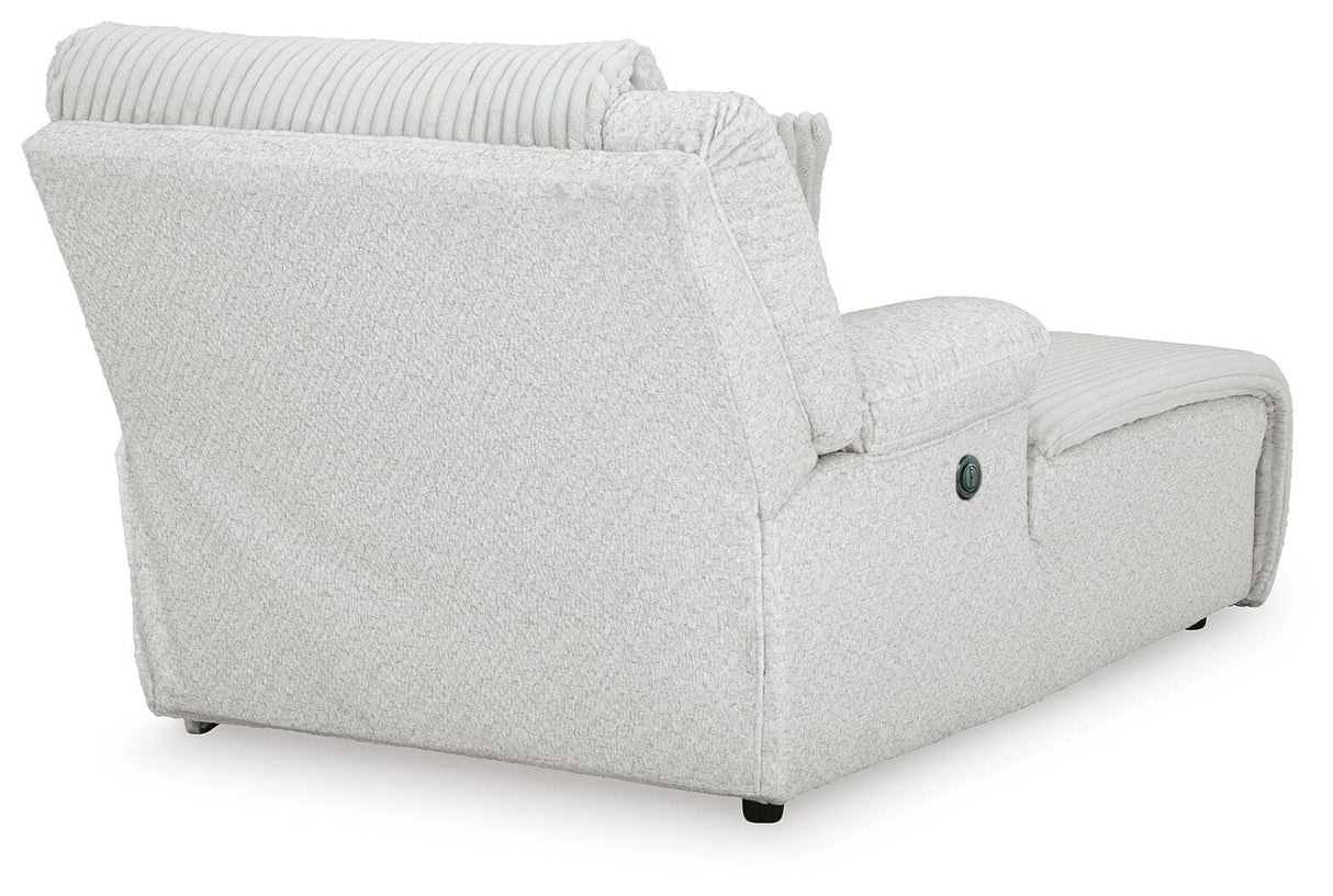 Top Tier Left-Arm Facing Power Reclining Back Chaise - 9270679