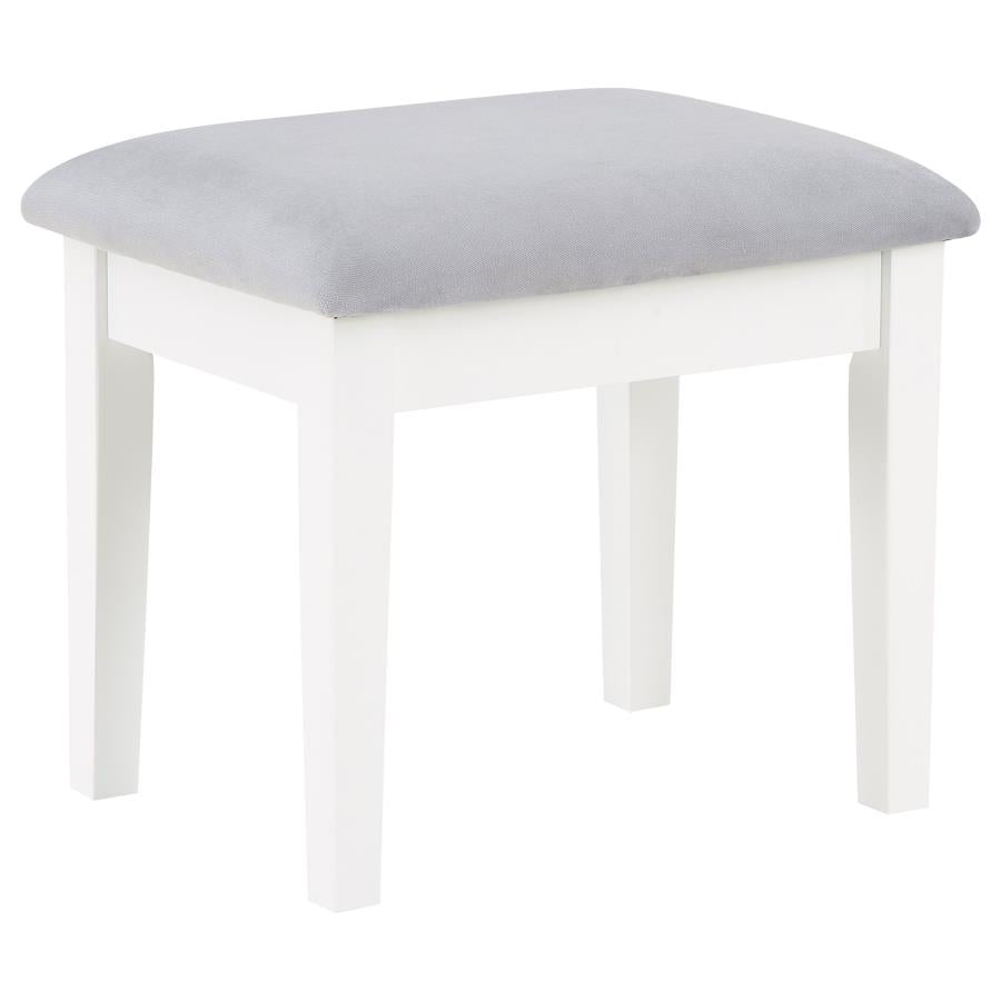 Regina Makeup Vanity Table Set with Lighting White - 930245