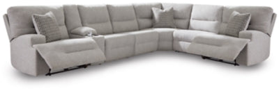 Acklen Place 7-Piece Power Sectional Reclining Sofa with Storage Console - 93605S20