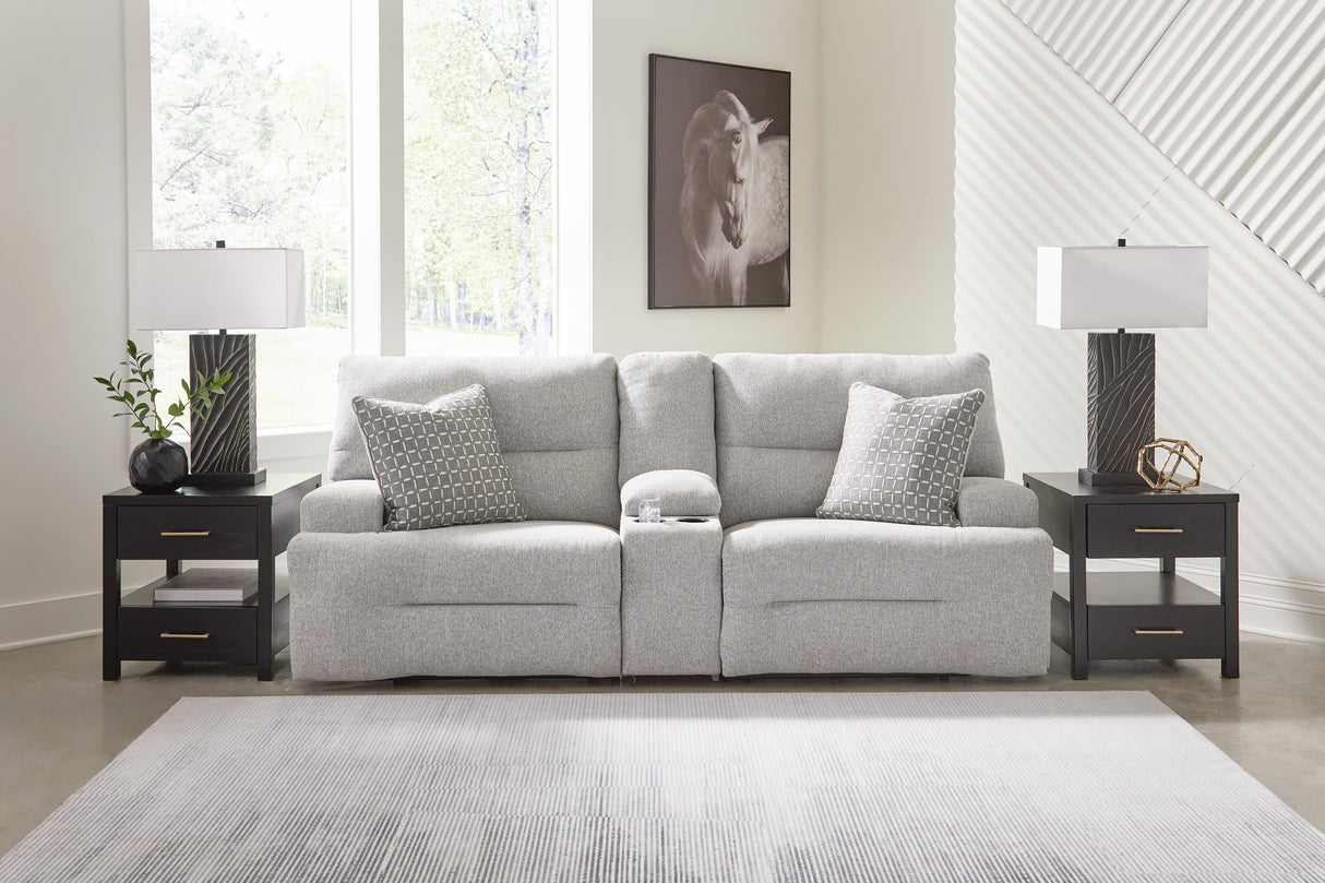 Acklen Place 7-Piece Power Sectional Reclining Sofa with Storage Console - 93605S20