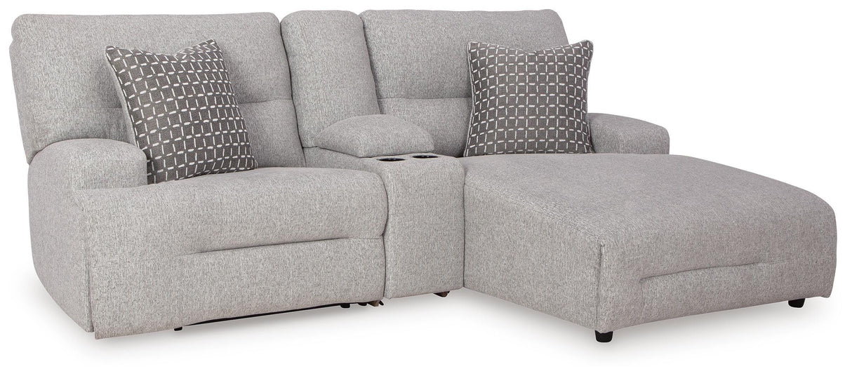Acklen Place 3-Piece Power Reclining Sectional Sofa with Chaise - 93605S4
