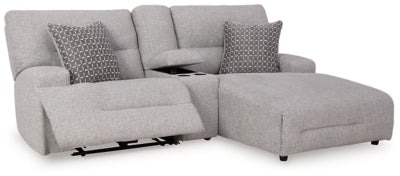 Acklen Place 3-Piece Power Reclining Sectional Sofa with Chaise - 93605S4