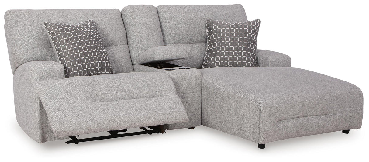 Acklen Place 3-Piece Power Reclining Sectional Sofa with Chaise - 93605S4