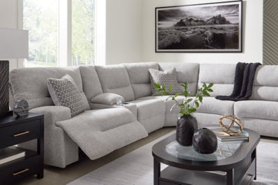 Acklen Place 7-Piece Power Sectional Reclining Sofa with Storage Console - 93605S20