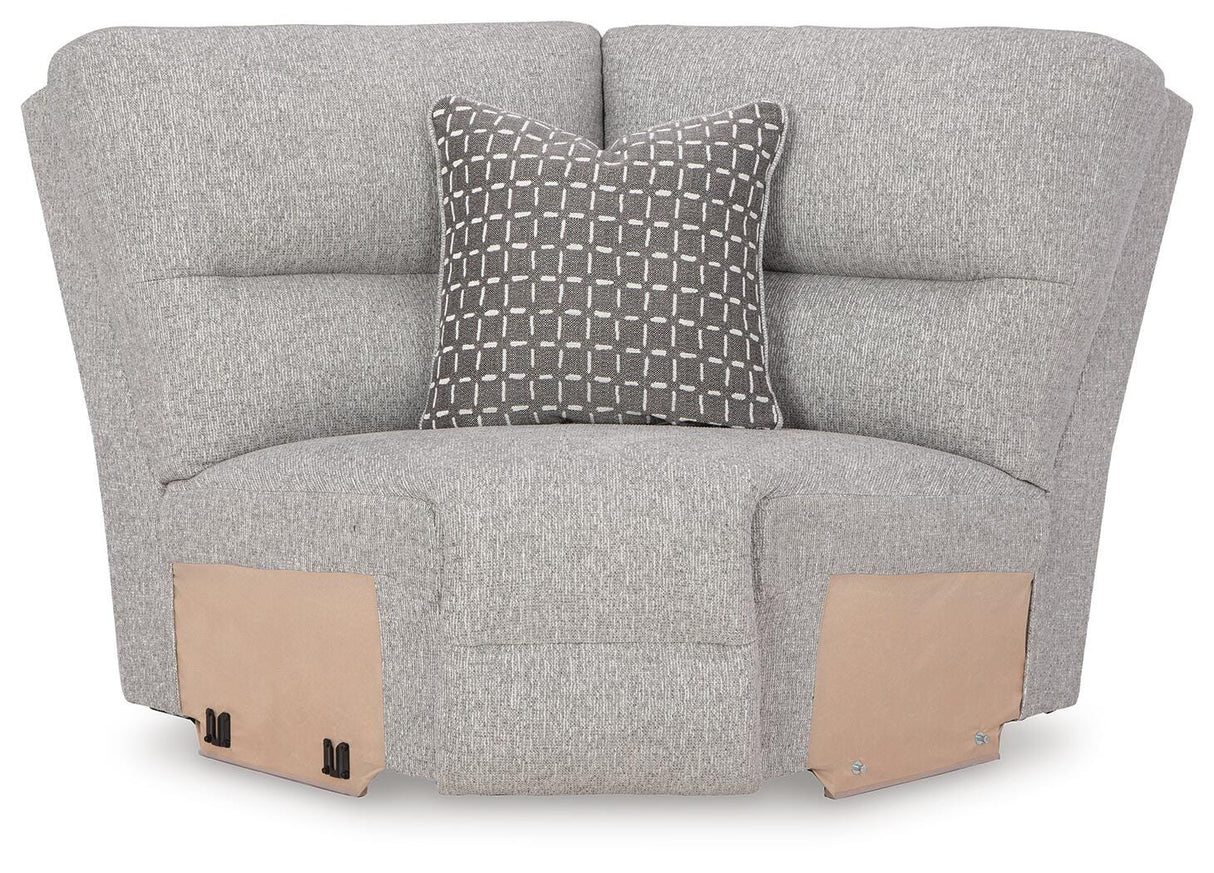Acklen Place 6-Piece Power Reclining Sectional and Power Recliner - 93605S8